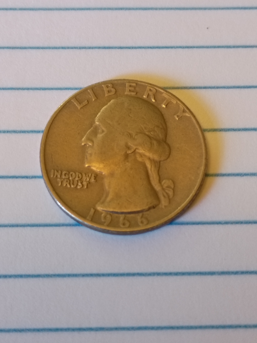1966 Quarter No Mint Mark